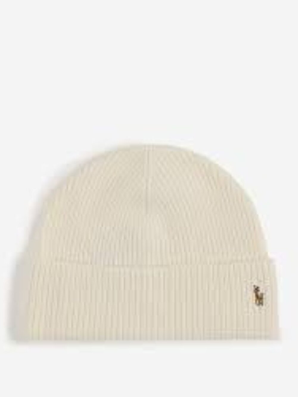 POLO RALPH LAUREN Men's Signature Cuff Hat (US, Alpha, One Size, Chic Cream)